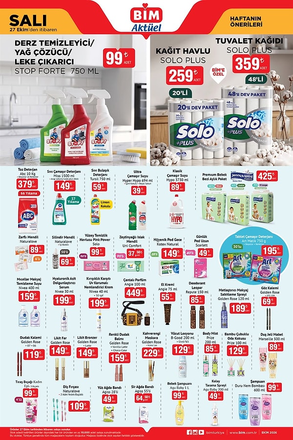 Solo Plus Kağıt Havlu 20'li 259 TL