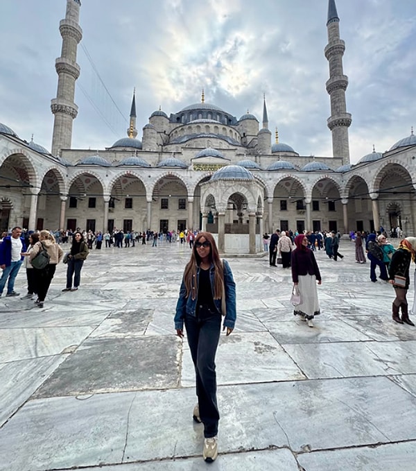 Lamine Yamal'ın annesi Sheila Ebana İstanbul'u gezdi.