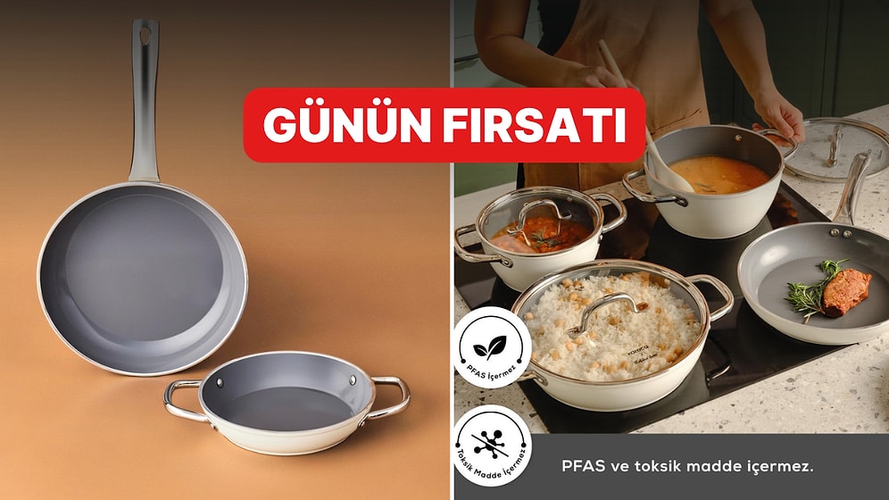 Günün Fırsatı: Karaca Swiss Crystal Creamy Tava & Sahan Seti İndirimde!