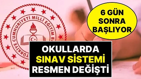 6 Gün Sonra Başlıyor: MEB, Ortaokul ve Liselerde Sınav Sistemini Resmen Değiştiriyor