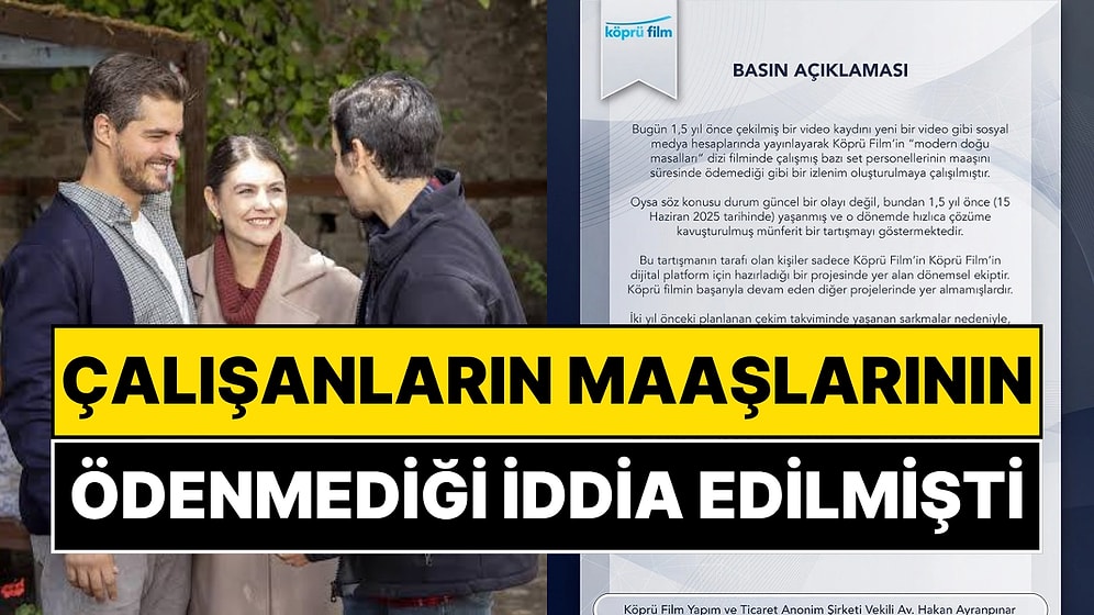 TRT 1'in Fenomen Dizisinde Maaş Krizi İddiası Gündem Oldu: Yapım Şirketi Videonun Aslını Açıkladı!