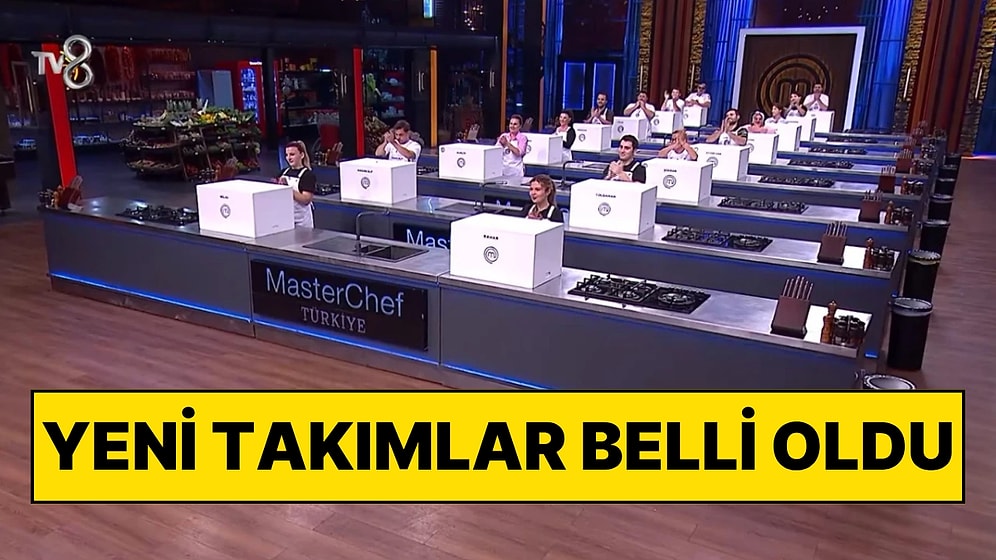 Tiramisuyla Kaptanlığı Kaptı: MasterChef'te Yeni Haftanın Mavi ve Kırmızı Takım Kadroları Belli Oldu!