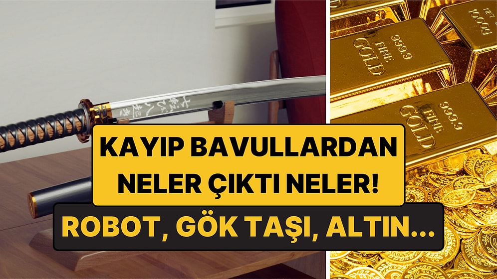 Kayıp Bavullardan Çıkan En Tuhaf Eşyalar: Robot, Gök Taşı, Biyonik Diz ve Çok Daha Fazlası!