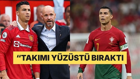 Erik ten Hag, Ronaldo'nun Takımı ve Kendisini Yüzüstü Bıraktığını Söyledi