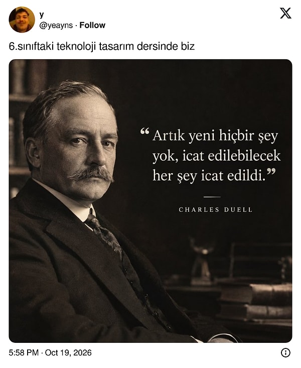 Başarısız bir öngörü...