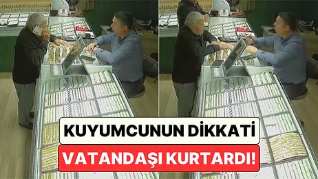 Konya'da Bir Kuyumcu Dolandırıcıların Ağına Düşen 78 Yaşındaki Vatandaşı Son Anda Kurtardı