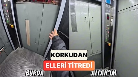 Bir Motokurye Paket Götürmek İçin Gittiği Binadaki Bir Acayip Asansörü Paylaştı