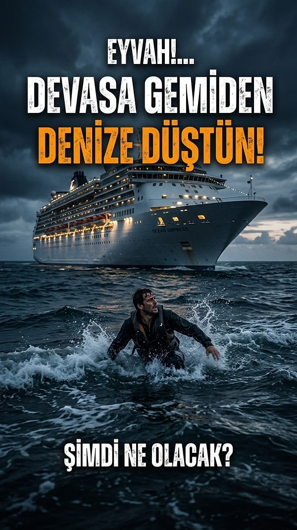 Peki denize düşen birini kurtarma süreci nasıl işliyor?