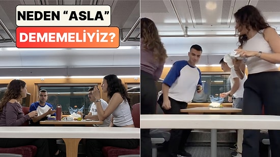 Trende "Asla Yapmam" Dedikleri Konu Üzerine Tartışan Arkadaşlar 3 Saniye Sonra Asla Dedikleri Şeyi Yaptı