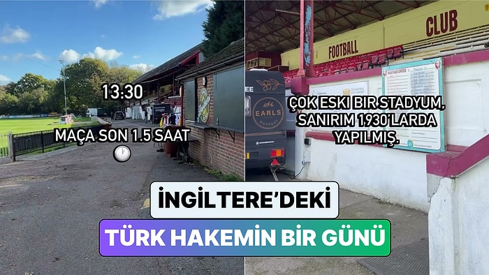 İngiltere'de Görev Yapan Türk Hakem Hakan Işık Bir Maç Gününü Paylaştı
