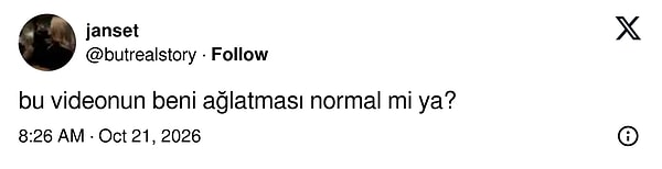 Gözler doldu.
