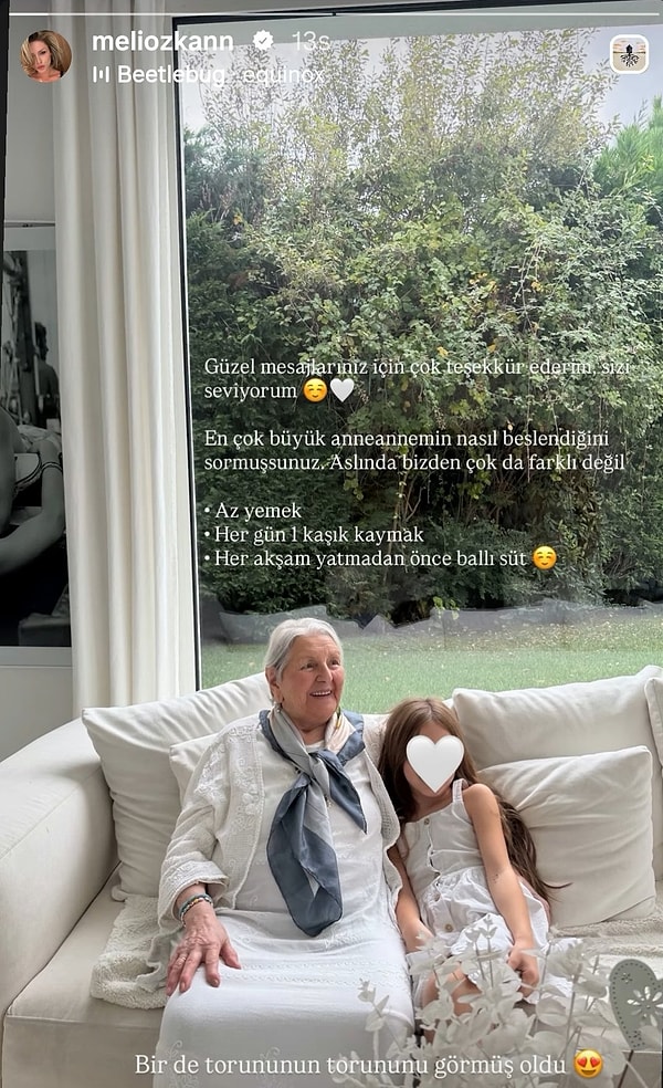 Büyük anneannenin rutini: az yemek, günde bir kaşık kaymak, yatmadan önce ballı süt