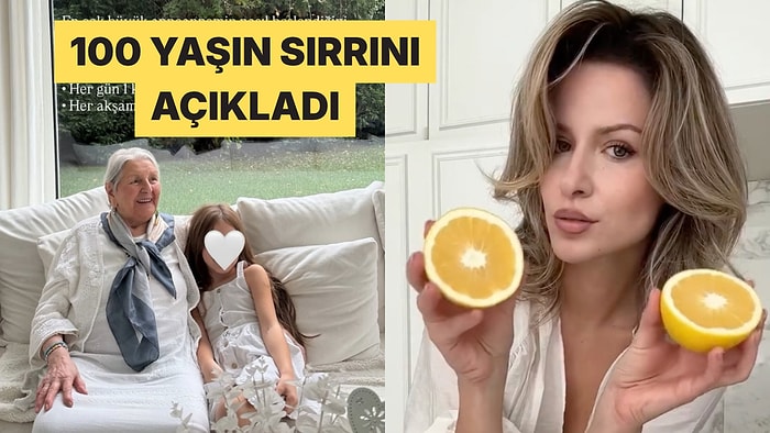 Melis Özkan 100 Yaşındaki Büyük Anneannesinin Beslenme Rutinini Paylaştı