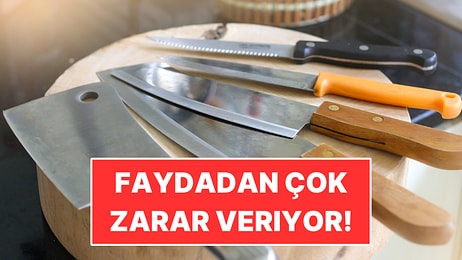Bıçakları Bulaşık Makinesine Atmayın: Faydadan Çok Zarar Veriyor