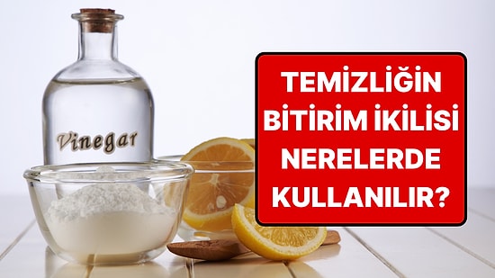 Bitirim İkili Sirke ve Karbonatı Temizlikte Kullanmanın 12 Yolu