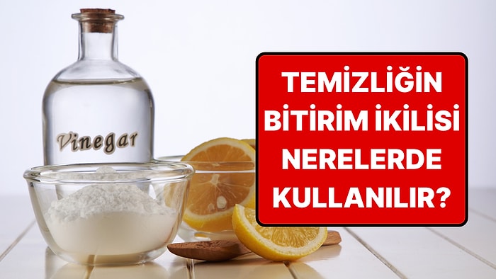 Bitirim İkili Sirke ve Karbonatı Temizlikte Kullanmanın 12 Yolu