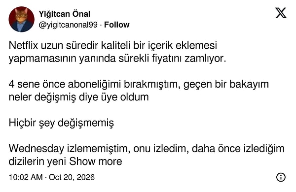 Yeni yapımların bekleneni vermemesi de zamlarla birleşince eleştiriler bitmedi.