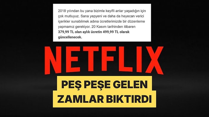 Netflix'in Üst Üste Yaptığı Zamlara ve Kısıtlı Arşivine Abonelerden Tepki Yağdı