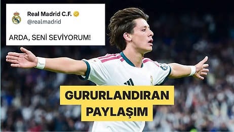 Real Madrid Hesabı Arda Güler'e "Seni Seviyorum" Dedi Milli Oyuncu Karşılık Verdi