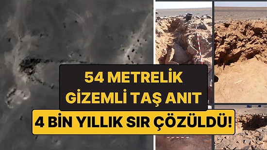Çölün Ortasında 54 Metre Boyunca Uzanan Taşların Sırrı Çözüldü: 4 Bin Yıllık Gizem!