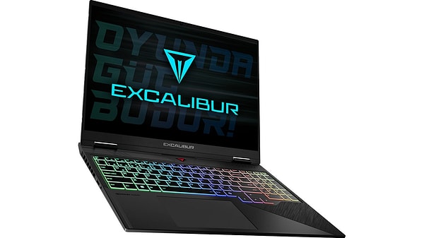 Casper Excalibur G920 RGB klavyeli gaming laptop