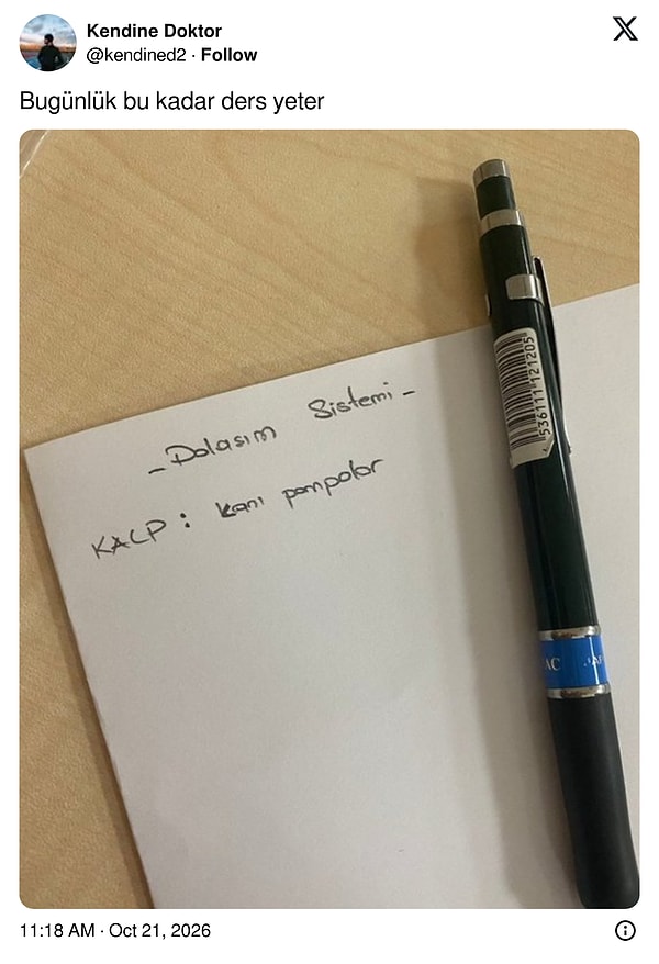 Olması gereken...
