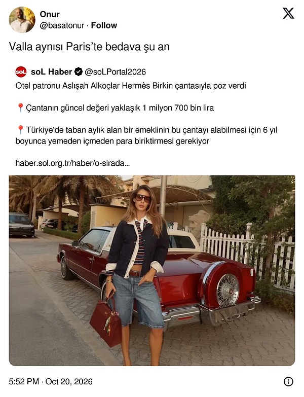 Bedava lüks.
