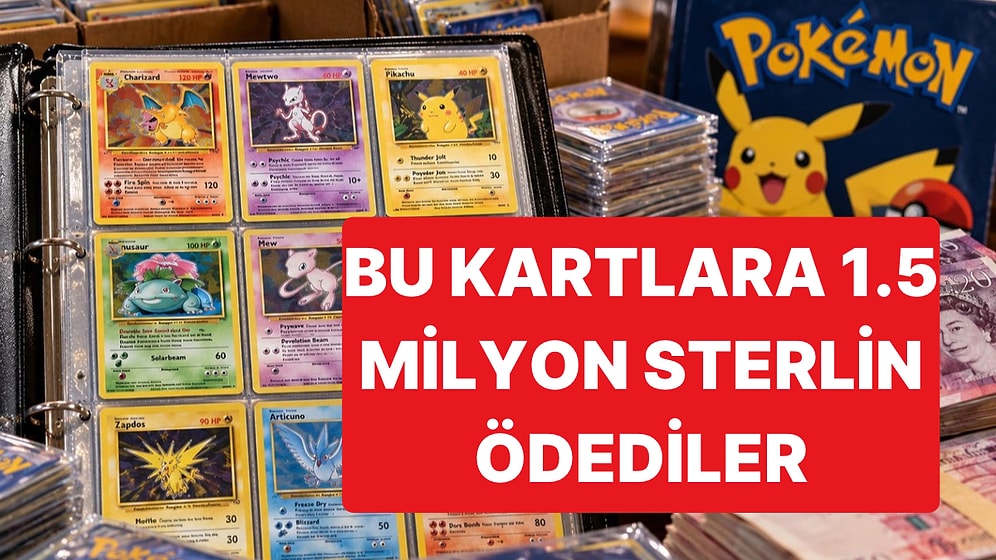 Tavan Arasında 15 Yıl Unutulan Pokémon Kartları 1,56 Milyon Sterline Satıldı