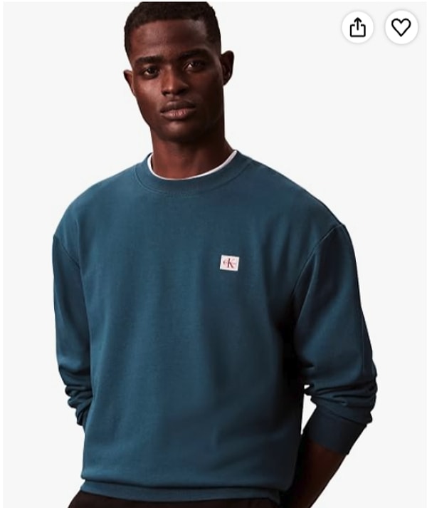 Minimalist tarzın temsilcisi Calvin Klein Sweatshirt