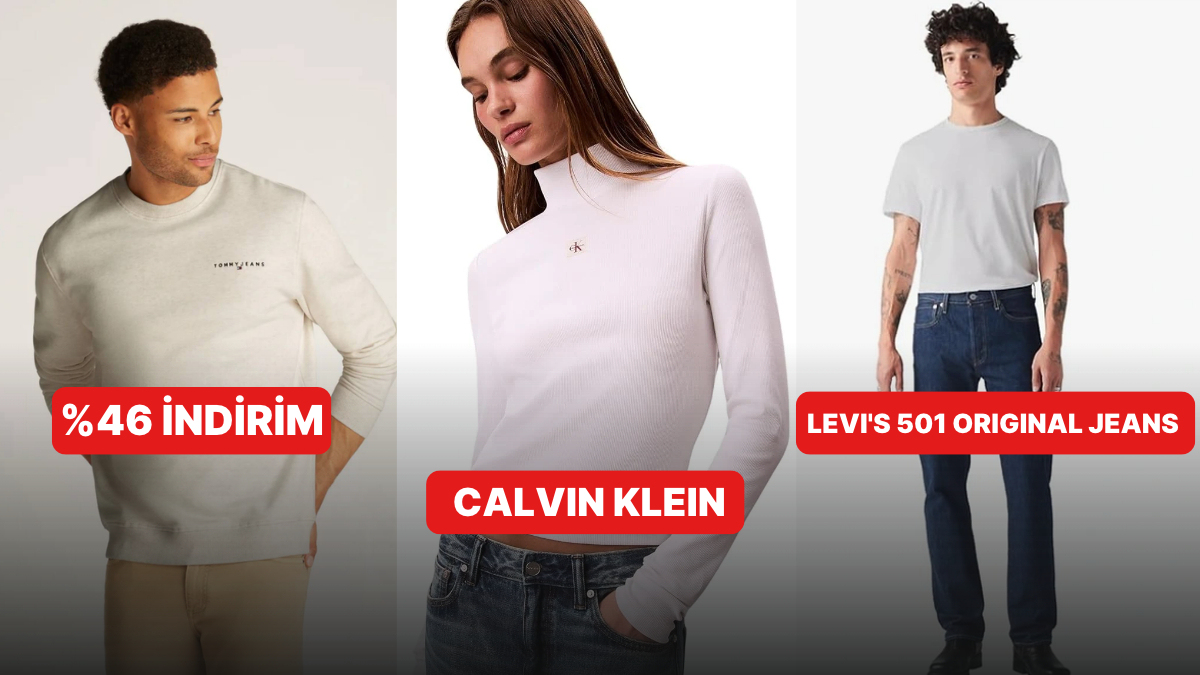 Calvin Klein, Levi’s ve Tommy Hilfiger’dan Kaçırmamanız Gereken İndirimli Parçalar