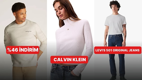 Calvin Klein, Levi’s ve Tommy Hilfiger İndirimde!