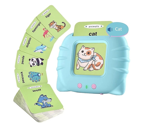 Learning Fun 224 adet şarjlı sesli İngilizce flaş kart seti sepete özel 799 TL yerine net 479,40 TL!