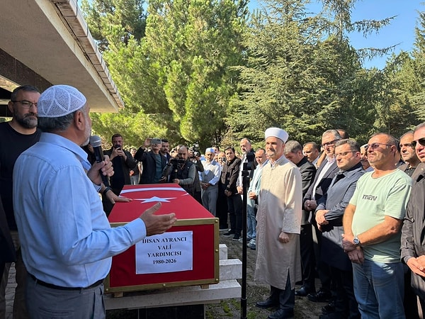 İhsan Ayrancı'nın Amasya'daki cenaze töreni