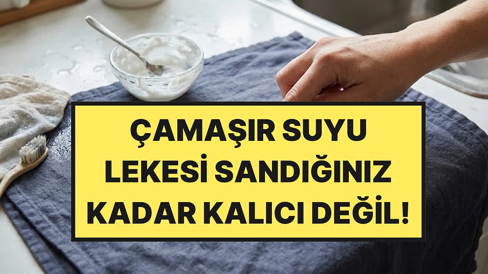 Kıyafetteki Çamaşır Suyu Lekesine Karşı 3 Etkili Yöntem