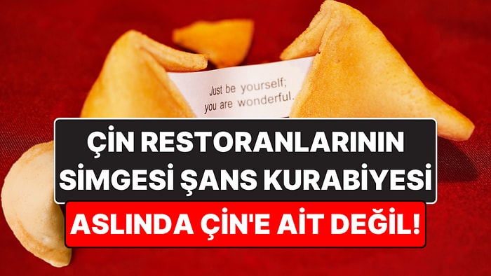 Çin Restoranlarının Simgesi Şans Kurabiyesi Aslında Çinli Değil!