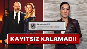 Halit Ergenç ve Meryem Uzerli'nin Kırmızı Halı Pozuna Bergüzar Korel'den Yorum Geldi