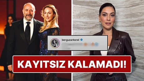 Halit Ergenç ve Meryem Uzerli'nin Kırmızı Halı Pozuna Bergüzar Korel'den Yorum Geldi