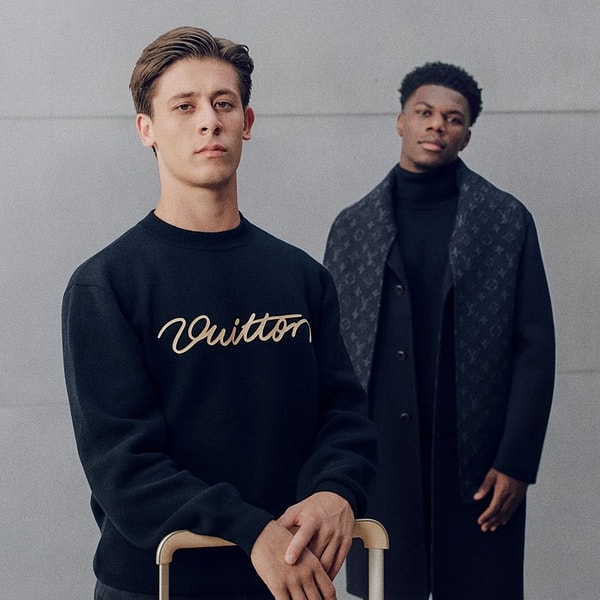 Louis Vuitton'un tanıtım çekiminde Real Madrid'li yıldız da yer aldı.