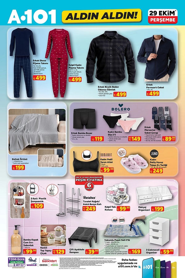 Erkek Ekose Pijama Takımı 499 TL