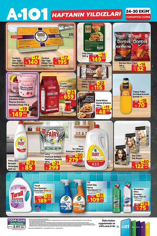 Tarabya Tam Yağlı Dilimli Tost Peyniri 350 g 140 TL