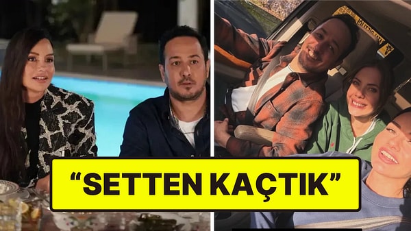 Tuzlu Kahve'nin "Derin"i Eda Ece, "Murat" ve "Elit"le Setten Kaçıp Çanakkale'ye Gitti