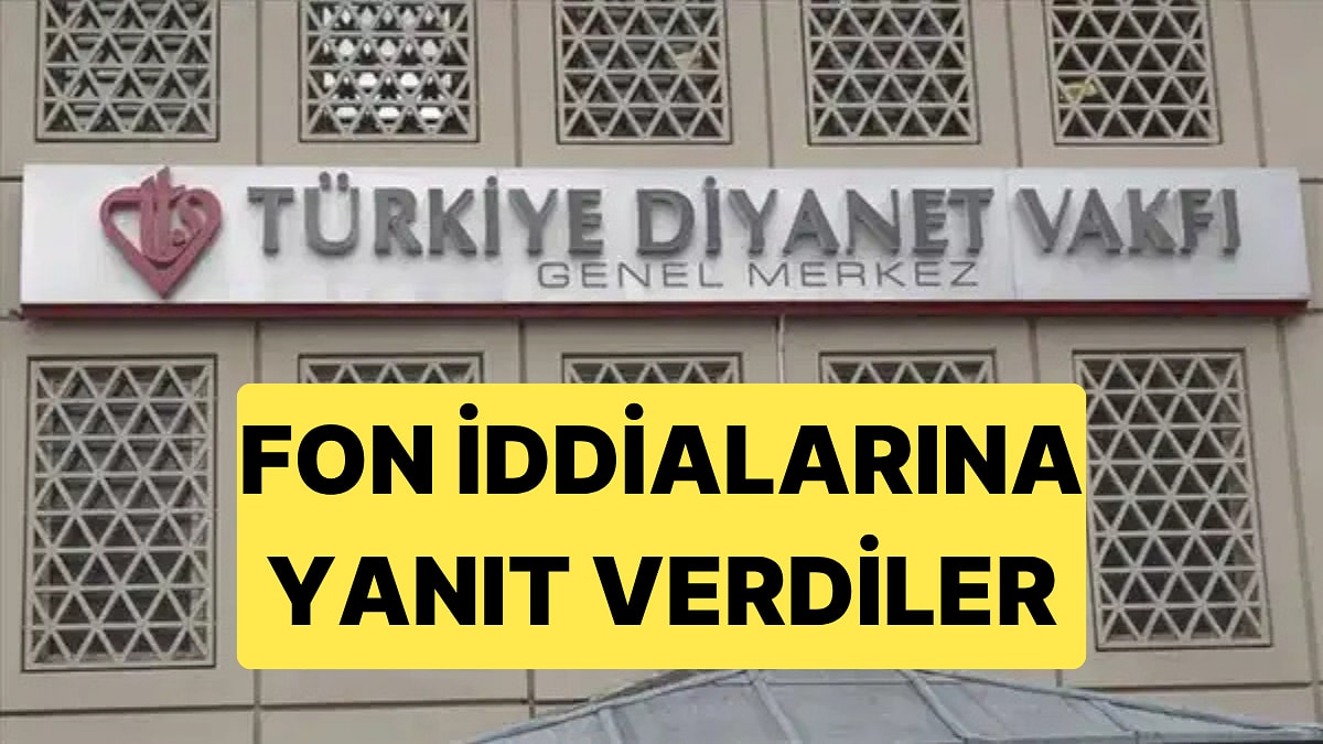 Türkiye Diyanet Vakfı Fonlardan Zarar Ettiği İddialarına Yanıt Verdi