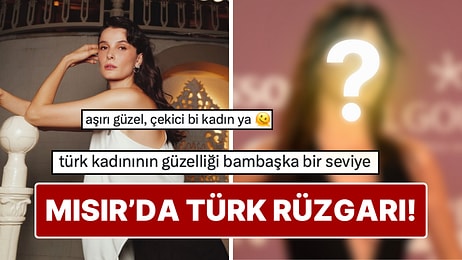 Büşra Develi, Mısır'da Güzelliğiyle Dikkat Çekti! El Gouna Film Festivali'nde Boy Gösterdi