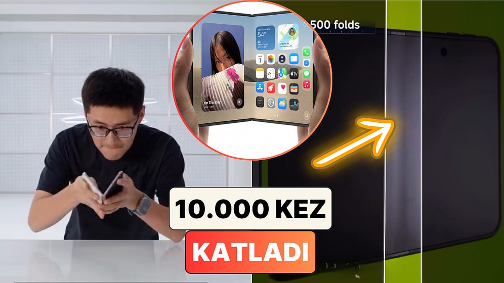 Teknoloji Yorumcusu Tim Pan Apple'ın İlk Katlanabilir Telefonu iPhone Duo'yu 10 Bin Kez Katlayarak Test Etti
