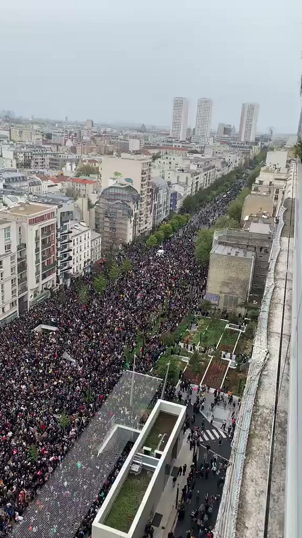Okul eylemi hayat pahalılığı yürüyüşüne dönüştü.