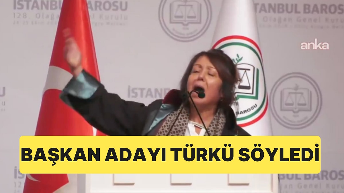 Gergin Geçen İstanbul Barosu Seçimlerinde Adaylardan Biri Kürsüye Gelerek Türkü Söyledi