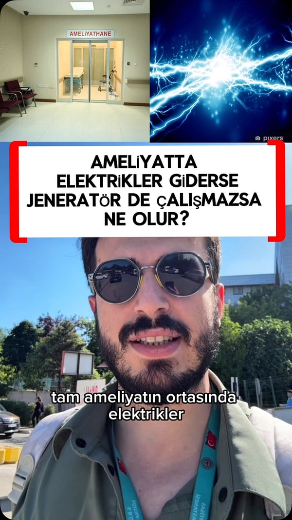 Ameliyathanede elektrik gidince neler oluyor?