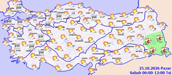 Bazı İllerde Sağanak Alarmı