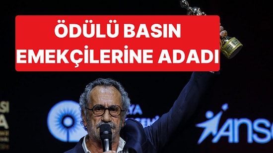 Menderes Samancılar Yaşam Boyu Onur Ödülünü Basın Emekçileri İçin Kaldırdı