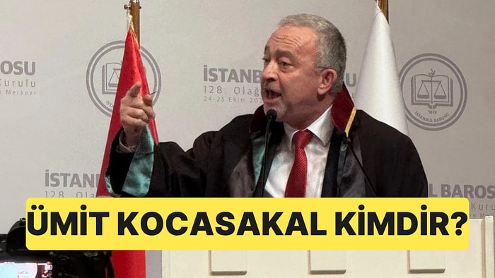 Ümit Kocasakal Kimdir, Kaç Yaşında ve Nereli? İstanbul Barosu'nun Yeni Başkanı Ümit Kocasakal Kimdir?